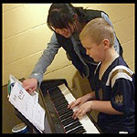 Teacher and Student at the Piano